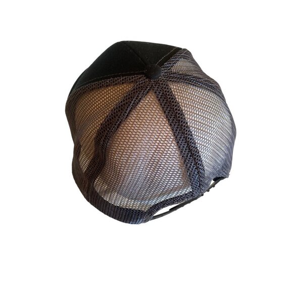 Chevrolet Logo Black Mesh Back Trucker Hat Cap Adjustable - Picture 4 of 6